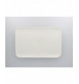 Assiette plate rectangulaire ivoire porcelaine 33x22 cm Aurea Rak