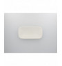 Assiette plate rectangulaire ivoire porcelaine 22x11 cm Aurea Rak