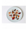 Assiette coupe creuse rond blanc grès Ø 23,5 cm Linen Vaisselle Pro.mundi