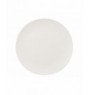 Assiette coupe plate rond blanc grès Ø 25,5 cm Linen Vaisselle Pro.mundi