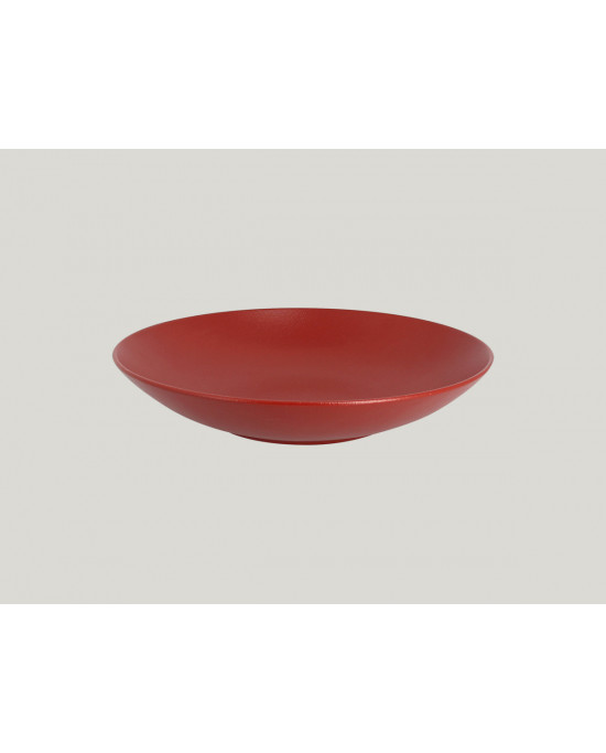 Assiette creuse rond rouge porcelaine Ø 26 cm Neo Fusion Rak