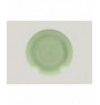 Assiette coupe plate rond vert porcelaine Ø 27 cm Vintage Rak