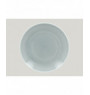 Assiette coupe plate rond bleu porcelaine Ø 31 cm Vintage Rak