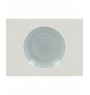 Assiette coupe plate rond bleu porcelaine Ø 27 cm Vintage Rak