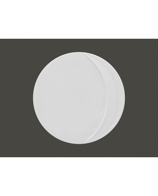 Assiette plate rond blanc porcelaine Ø 27 cm Moon Rak