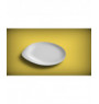 Assiette plate rond blanc porcelaine Ø 22 cm Moving Astera
