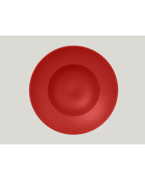 Assiette extra creuse rond rouge porcelaine Ø 26 cm Neo Fusion Rak
