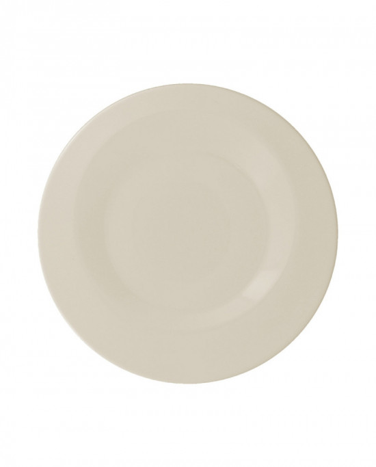 Assiette plate rond ivoire porcelaine Ø 21 cm Giro Rak