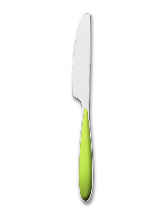 Couteau de table  vert 22 cm Amande Tarrerias Bonjean