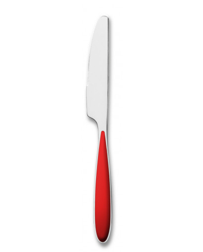 Couteau de table  rouge 22...