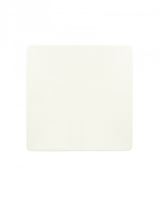 Assiette plate carré ivoire porcelaine 30x30 cm Allspice Rak