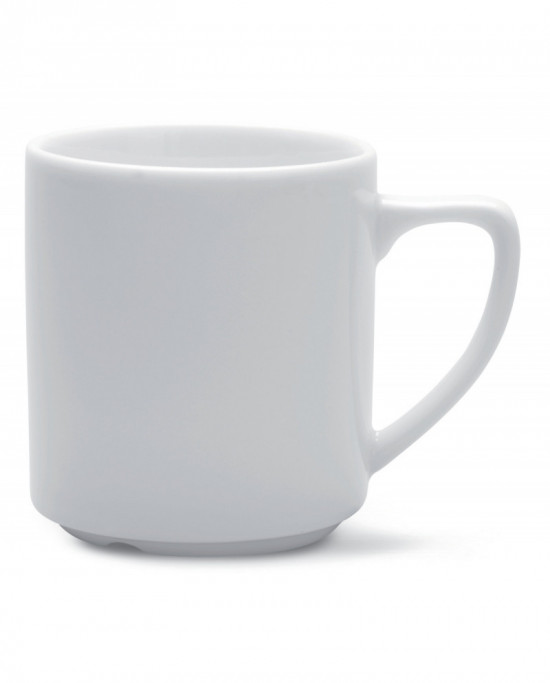 Mug rond blanc porcelaine 30 cl Ø 8 cm Cafett