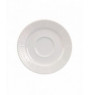 Sous-tasse à déjeuner rond ivoire porcelaine Ø 15 cm Ondine Rak