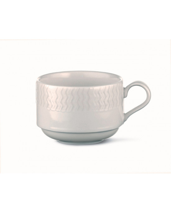 Tasse à thé rond ivoire porcelaine 20 cl Ø 7 cm Ondine Rak
