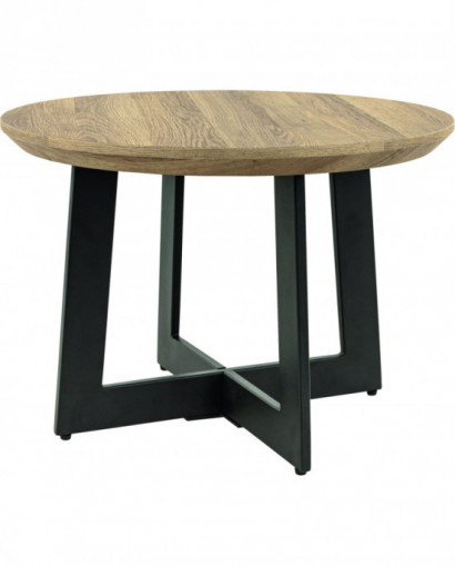 Table noir Ø 60 cm 44 cm Ellen