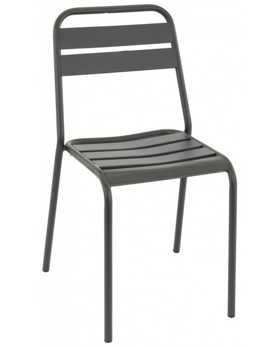 Chaise noir 82x44x51 cm Bastille