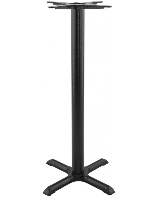 Pied de table bar noir 56x56x108 cm Sydney