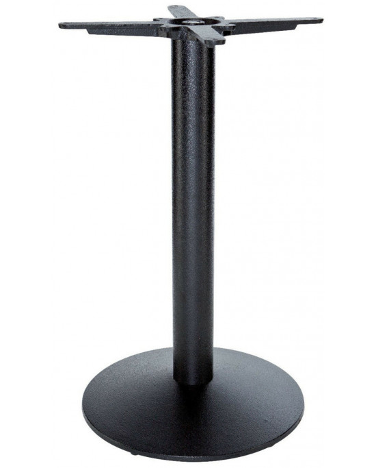 Pied de table noir Ø 43 cm 73 cm Rome
