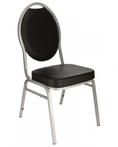 Chaise noir 94x44x54 cm Daisy