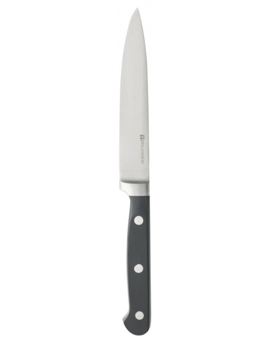 Couteau d'office 9 cm acier plastique unie Qualicoup Pro.cooker