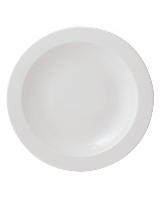 Assiette creuse rond blanc porcelaine Ø 22 cm Venus