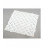 Caillebotis carré blanc plastique 50x50x2,2 cm Gilac