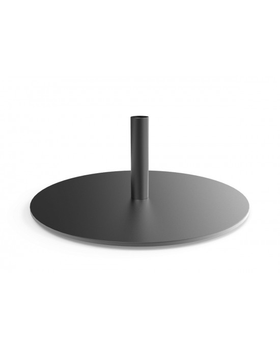 Pied base pour lampadaire rond noir graphite Ø 380 mm Paranocta