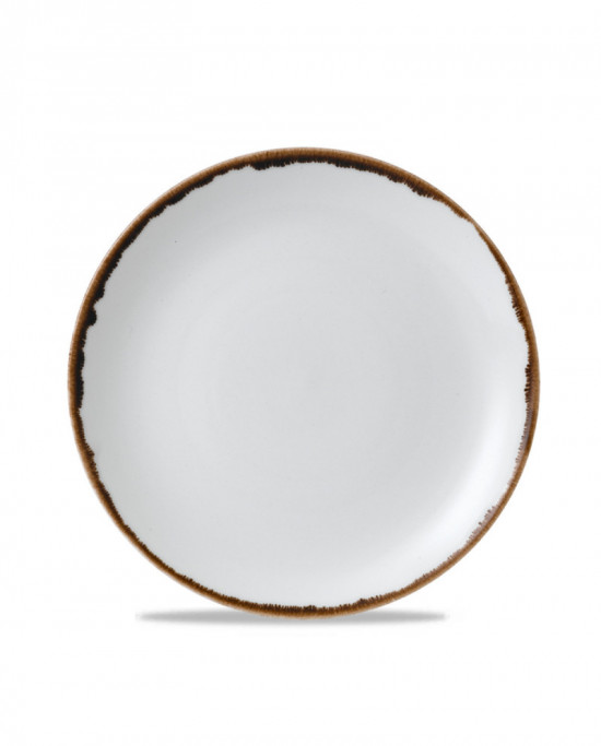 Assiette coupe plate rond blanc porcelaine Ø 21,7 cm Harvest Dudson