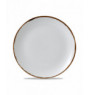 Assiette coupe plate rond blanc porcelaine Ø 26 cm Harvest Dudson