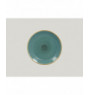 Assiette coupe plate rond bleu porcelaine Ø 21 cm Twirl Rak