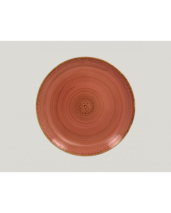 Assiette coupe plate rond coral porcelaine Ø 27 cm Twirl Rak