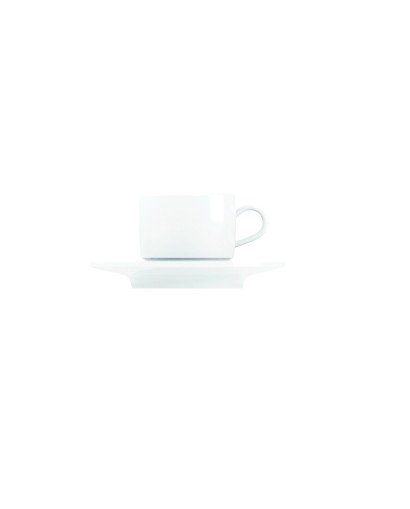 Tasse à thé rond blanc...
