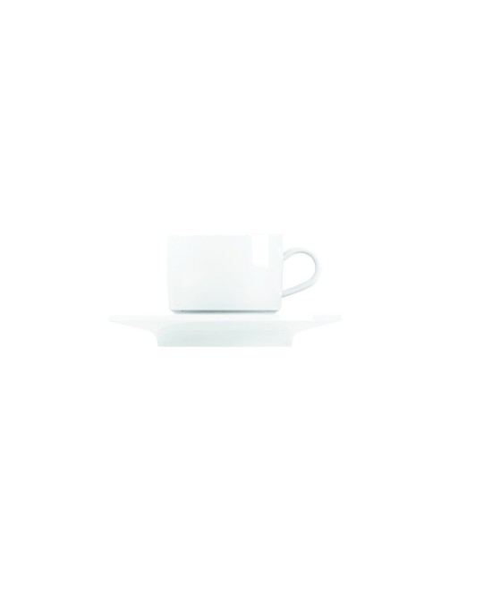 Tasse à thé rond blanc porcelaine 20 cl Ø 8,3 cm Brasserie Ariane
