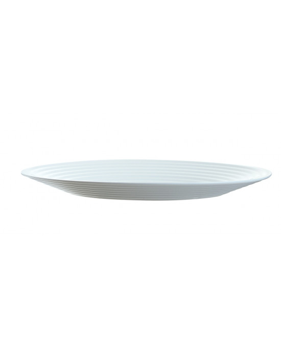 Assiette plate rond blanc verre Ø 25 cm Stairo Arcoroc