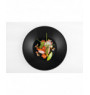 Assiette plate rectangulaire noir grès 25x15 cm Bazik Noir