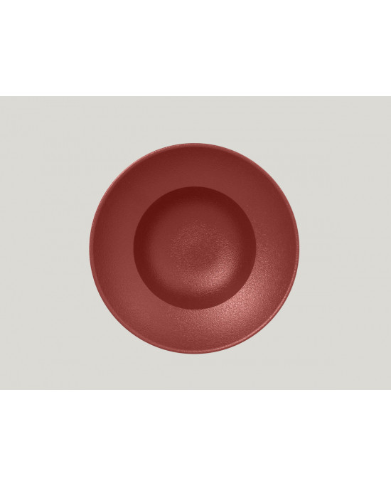 Assiette extra creuse rond rouge porcelaine Ø 26 cm Neo Fusion Rak