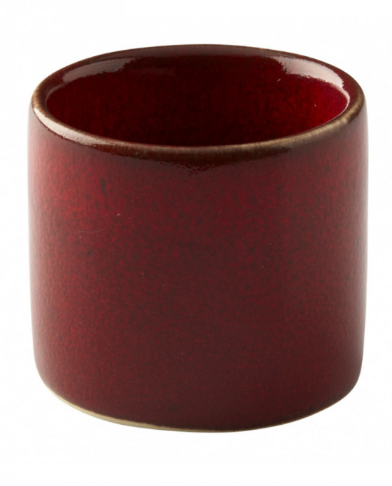 Pot à sauce rond rouge grès Ø 5 cm Gres Couleur Pro.mundi