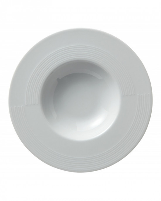 Assiette extra creuse rond blanc porcelaine Ø 22 cm Gourmet