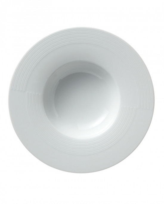 Assiette extra creuse rond blanc porcelaine Ø 27 cm Gourmet