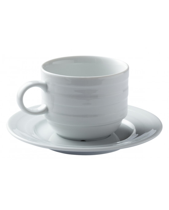Tasse à thé rond blanc porcelaine 23 cl Ø 8,2 cm Ruby