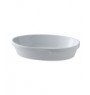 Plat sabot ovale blanc porcelaine 23x16,5 cm Cafett
