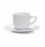 Tasse à expresso rond blanc porcelaine 9 cl Ø 6 cm Cafett