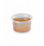 Pot à sauce rond transparent Ø 7,3 cm 4 cm 8 cl Alphaform  (100 pièces)
