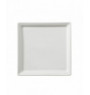 Assiette plate carré ivoire porcelaine 29x29 cm Allspice Rak