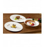 Assiette plate gourmet rond ivoire porcelaine Ø 29 cm Fine Dine Rak