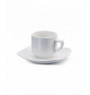 Tasse à thé carré ivoire porcelaine 23 cl Ø 9,3 cm Ska Rak