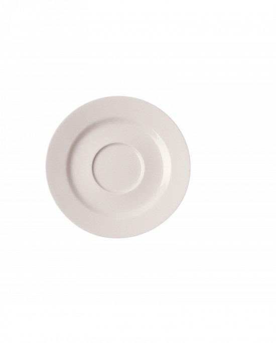 Sous-tasse à expresso rond ivoire porcelaine Ø 13 cm Banquet Rak