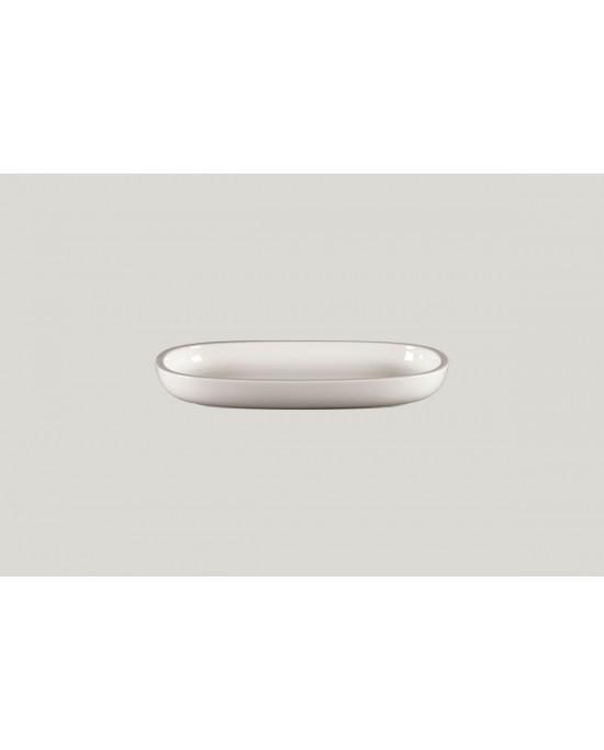 Plat ovale blanc porcelaine 22,5 cm Rakstone Ease