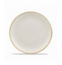 Assiette coupe plate rond barley white porcelaine Ø 26 cm Stonecast Churchill