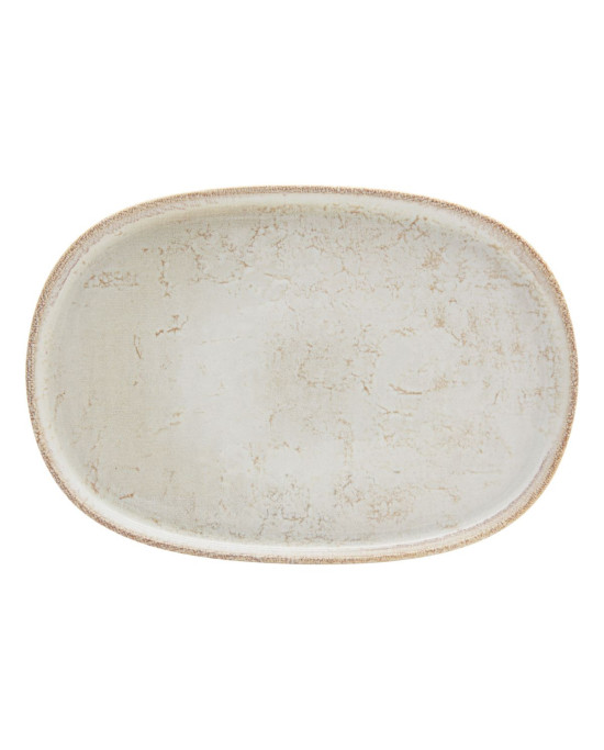 Accolade assiette ovale 33x22,5cm Sand